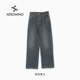 衣莎美诺冬加绒牛仔裤 新品 Aesomino 高级复古女休闲Y062D0075