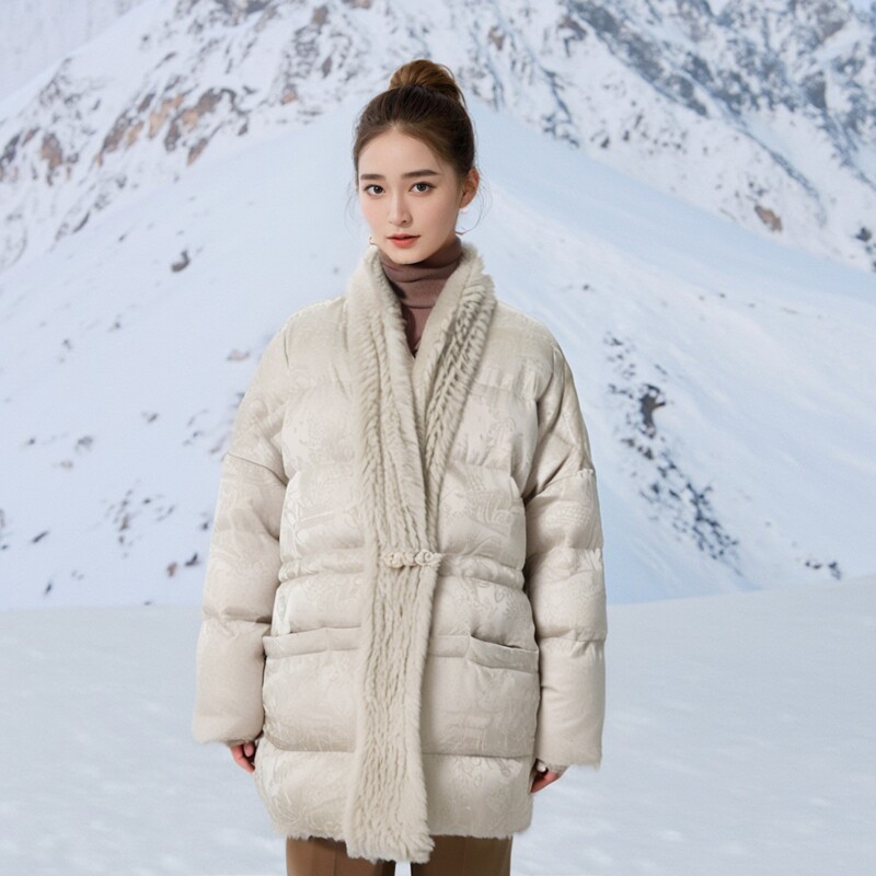 衣莎美诺冬羽绒服短款厚外套