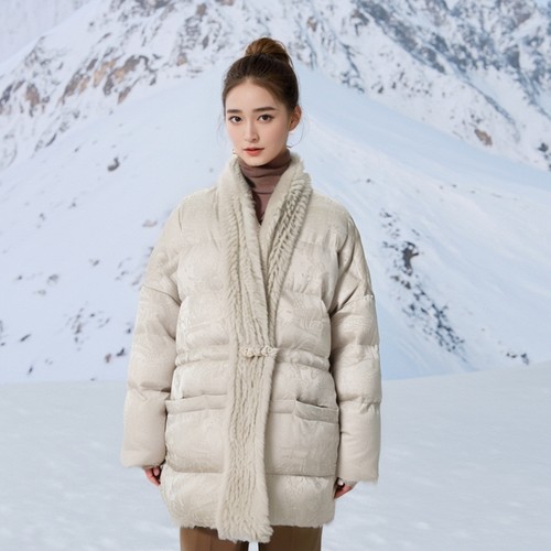 衣莎美诺冬羽绒服短款厚外套