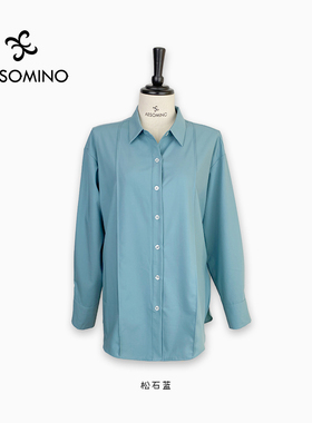 衣莎美诺春秋长袖衬衫女简约休闲上衣衬衣时尚百搭Y530C1501