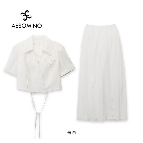 【新品】AESOMINO衣莎美诺夏时尚套装Y653B1017