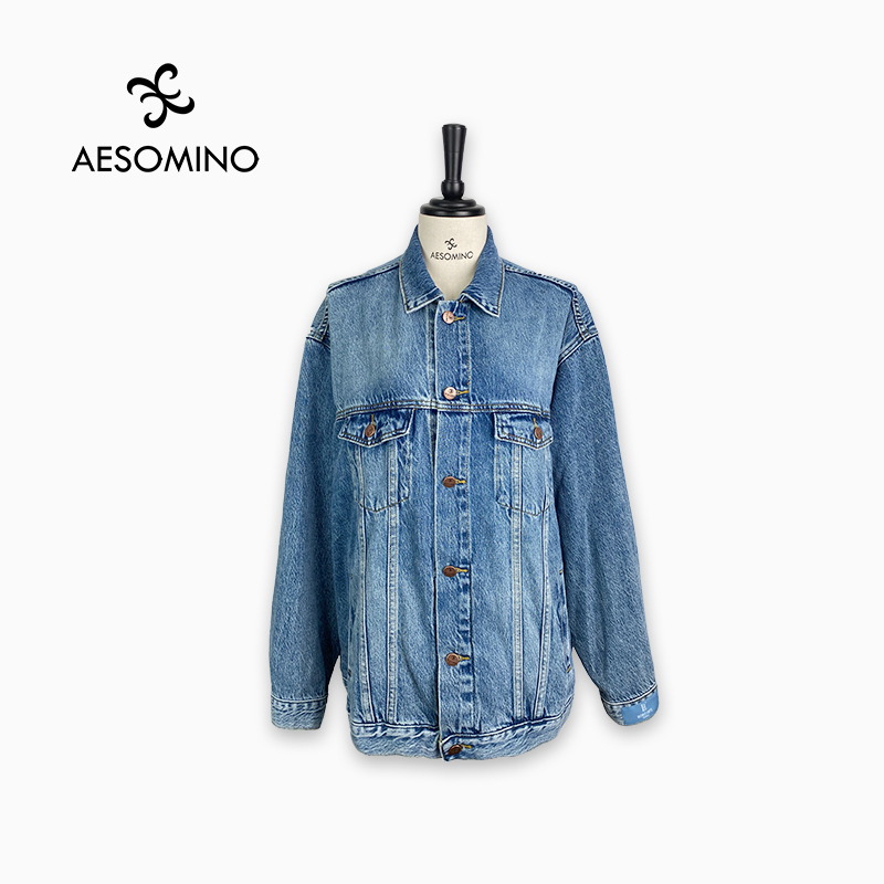 Aesomino/衣莎美诺牛仔短外套YN00C92290