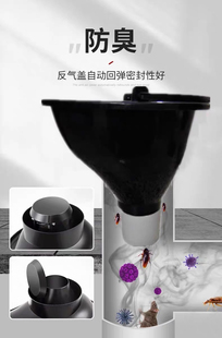 简易临时马桶装修工人专用塑料110管一次性工地施工用防臭可冲水