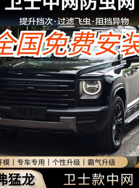 哈弗猛龙进气格栅带灯中网无损