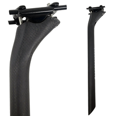 Подседельный штырь 碳纤维公路山地自行车座管座杆坐管3k纹大后飘坐杆单车配件斜口