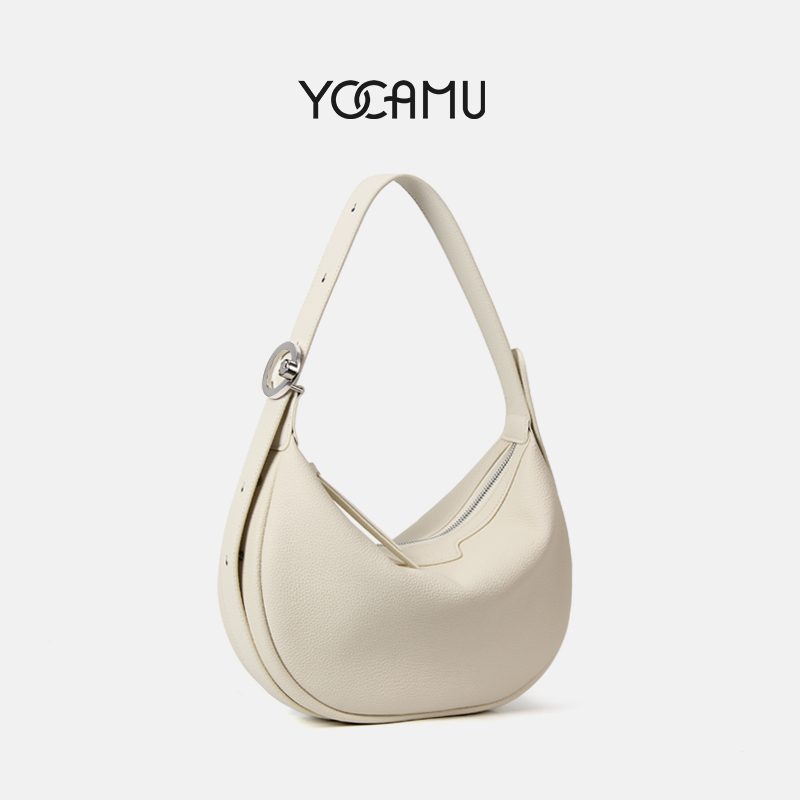 牛皮腋下包挺阔有型时尚百搭