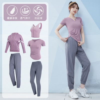 套装健身房韩国夏季2023新款网红训练运动跑步瑜伽服健身服速干女