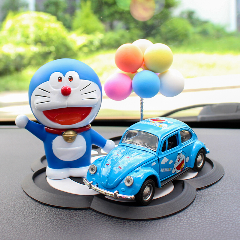 叮当猫合金车中控台汽车摆件装饰