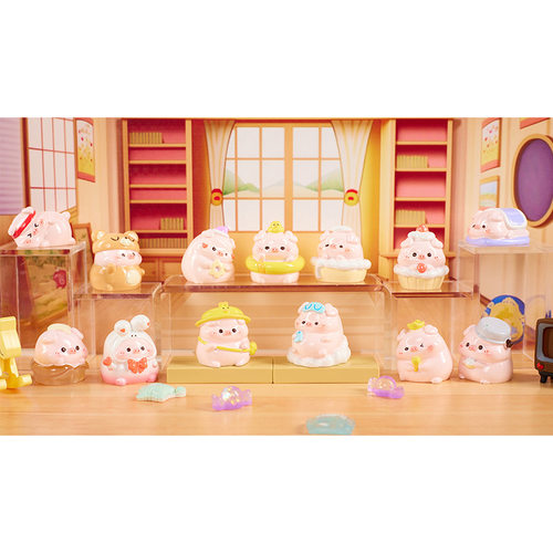 新款 潮玩解压萌宠嘟嘟猪惊喜盲袋卡通女生桌面装饰公仔摆件盲盒