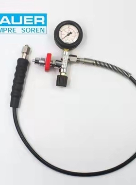 DAVV热销德国宝华款高压充气阀300bar可充12L呼吸瓶阀压力表接头