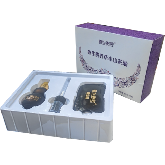 草本山茶油涂抹身体经络部位