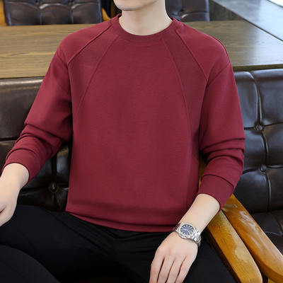 2025新款男士长袖T恤圆领打底衫