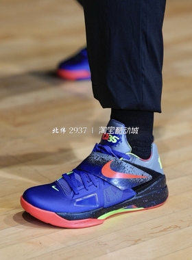 耐克/Nike KD 4 男子低帮减震稳定训练实战篮球鞋 FQ8180-400