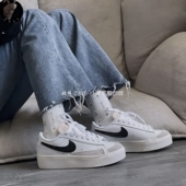 Nike DJ0292 Blazer 耐克 Platform 女子低帮厚底增高板鞋 101 103