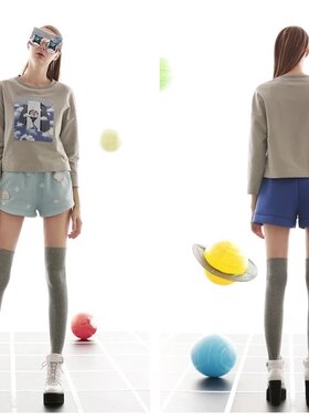 tunetune54211xxyy女装冬装贴布印花卫衣工厂店撤柜清仓