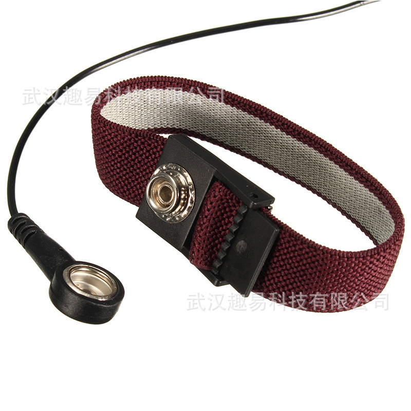 秋冬季防静电腕带手环工厂用手机维修除人体静电释放消除有线腕带