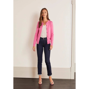 den 针织开衫 女款 Stowe极简圆领泡泡袖 四色 100%羊毛 英伦b