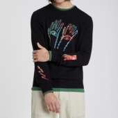 Hands 英伦色彩 圆领毛衣 Space Dye 男款 美丽诺羊毛混纺