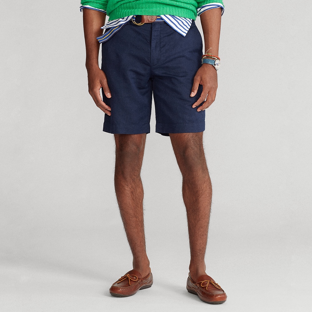 男款美系rb品卡其宝蓝talon拉链经典斜纹短裤多色