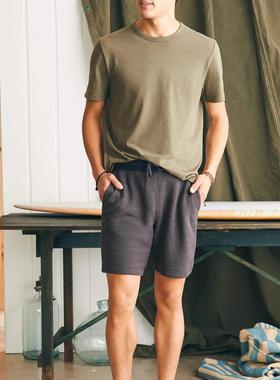 美系小太阳 男款 棉 Whitewater提花抽绳针织短裤休闲裤 四色