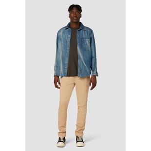 洛杉矶复古丹宁H 男款 Chino经典修身斜纹弹力直筒牛仔裤 五色