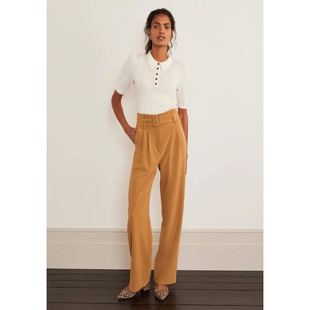 den 针织Polo衫 女款 Kemsley泡泡短袖 三色 100%美丽诺羊毛 英伦b