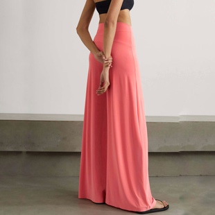 未来复古纽约设计师NK多色 可剪裁弹力舒适阔腿裸感休闲裤