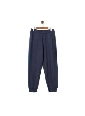 国货轻奢PS@LTER 女款 绵羊毛 侧条纹自然腰束脚裤休闲裤四色