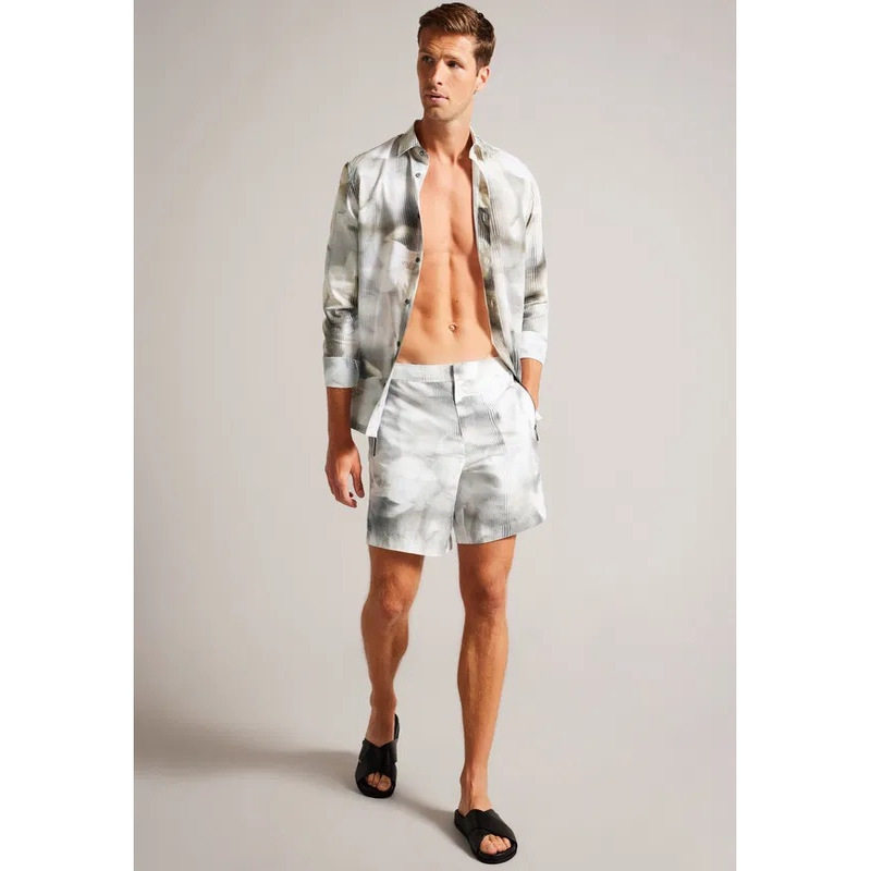 英伦轻奢Tb 男款 休闲图案印花拉链直筒沙滩短裤 合集,男装,短裤,淘宝优惠券,粉丝福利购,淘宝优惠卷