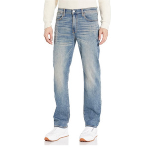 两色 Classic蓝色水洗做旧直筒牛仔裤 美系中产复古单宁LB男款 329