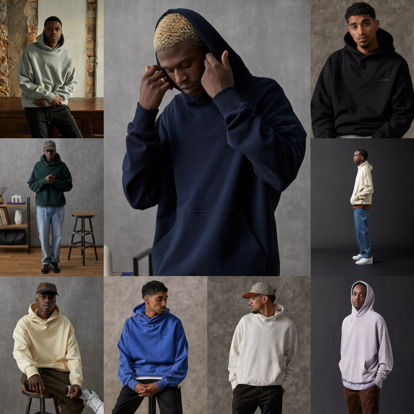 新式街头潮牌ILU重磅连帽卫衣