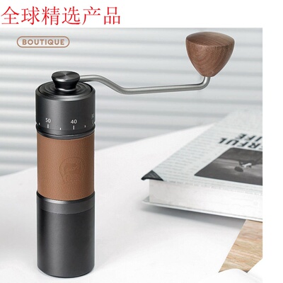 iCafilas手磨咖啡机 咖啡豆手动磨粉机手摇磨豆机 硅胶套款