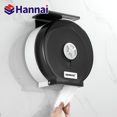 卫生间大卷纸盒壁挂式宾馆酒店商用公厕卷筒厕纸免打孔大盘