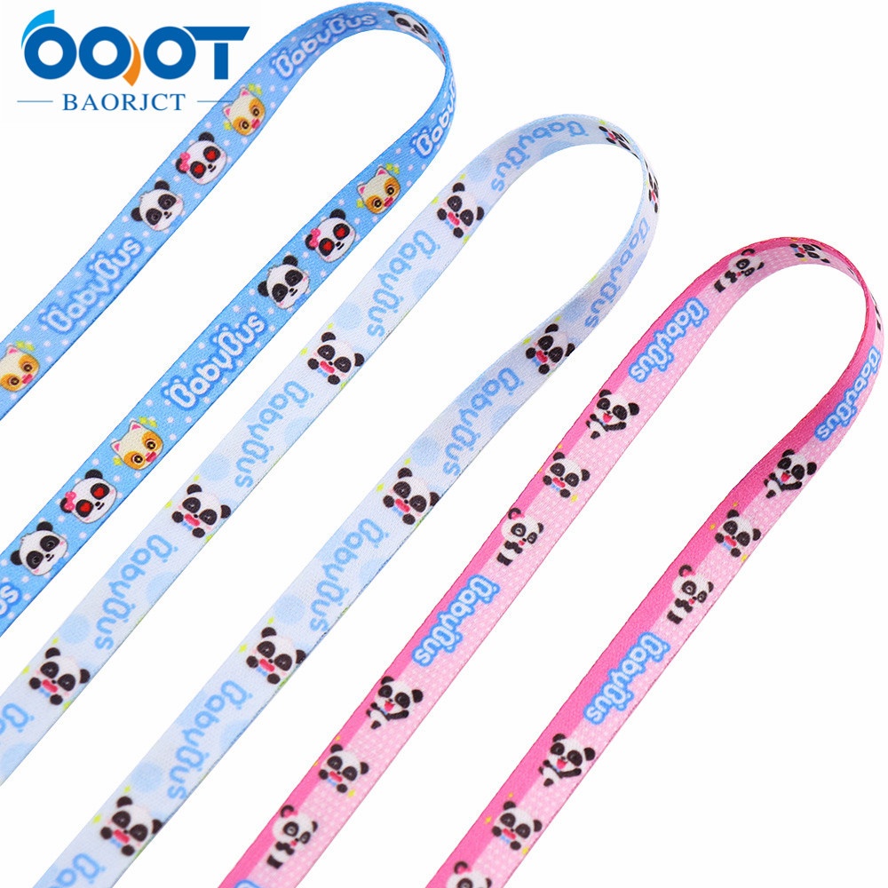 10mm双面加厚织带 babybus 丝带宠物牵引绳手机链工作卡水壶挂绳