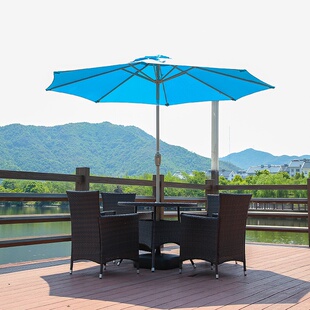 摆摊伞遮阳伞沙滩全铁大太阳伞户外摆摊跨境休闲遮阳伞全铁摇手