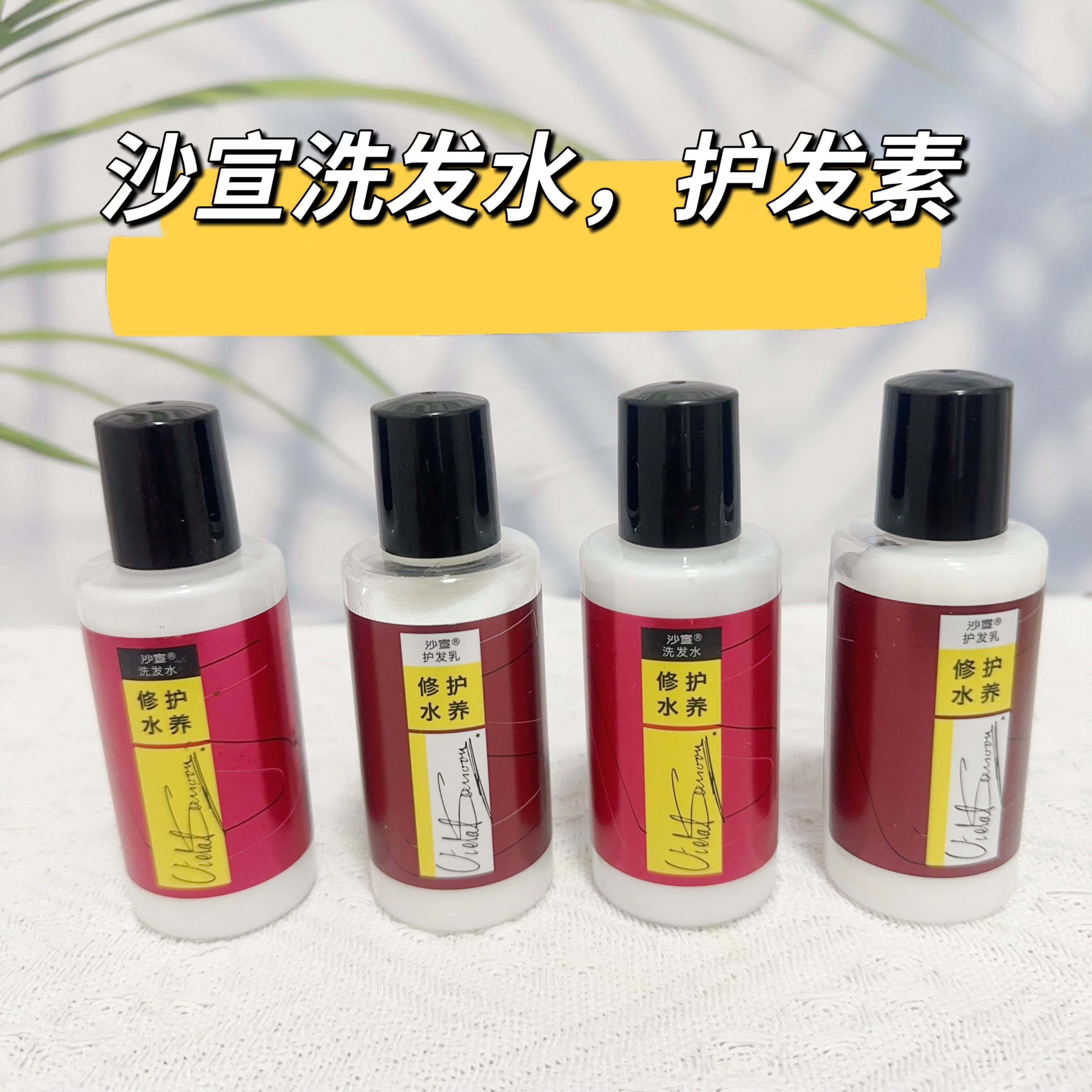 沙宣洗发水旅行装修护水养洗发露沙宣轻盈清润护发素套装小样