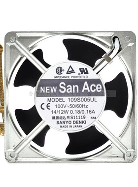 109S005UL 109S005 AC 100V 原装正品日本三洋SANYO 12038 铝框