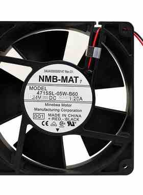 4715SL-05W-B60 全新原装NMB风扇 120*120*38 24V 1.2A变频器风扇
