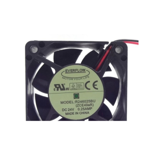 0.25A 24V 6CM 6025 变频器散热风扇 EVERFLOW 大风量 R246025BU