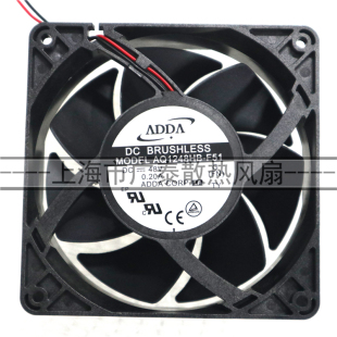 F51 防水散热风扇 48V加湿器风扇原装 ADDA 风机风扇 正品 AQ1248HB