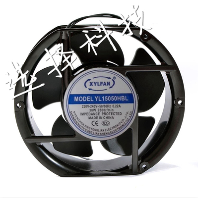 XYLFAN风机 MODEL YL15050HBL 散热风机 220V 0.22A 38W 椭圆形
