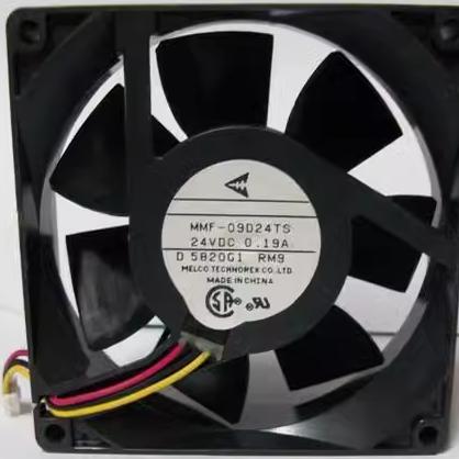 全新日本三菱MMF-09D24TS-RM9 24V 0.19A 90*90*25MM 风扇保2年