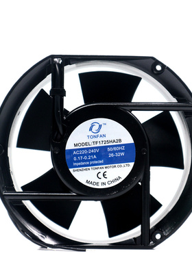 天风电机 TOPFAN TF1225/1238/1338/1551/1725/1860/2006HA2B风扇