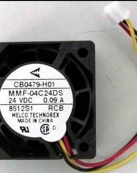 三菱MR-J3驱动器风扇CB0479-H01 MMF-04C24DS-RCB 24V 0.09A