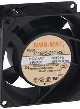日本NMB 220V 3115PS-23T/20T/22T/23W-B30 8038小型散热风扇