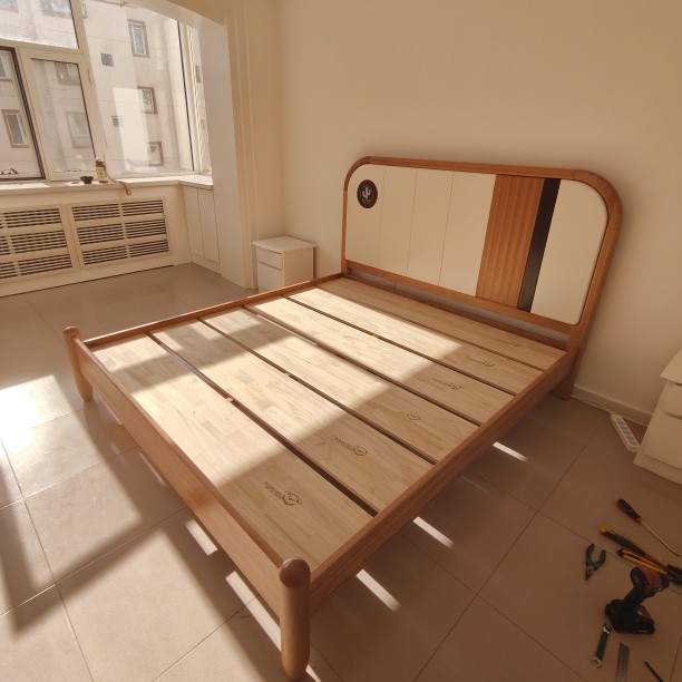 红檀木全实木无贴皮儿童床1.5m