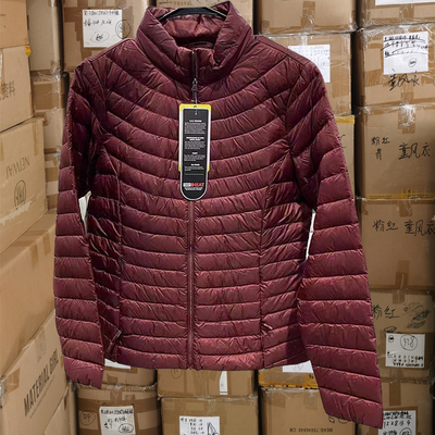 外贸断码多色羽绒服外套女小立领