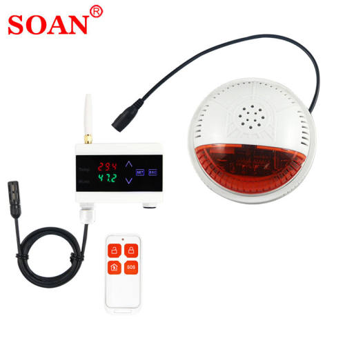 索安（SOAN）温度报警器机房温度报警器温湿度现场报警器机房环境