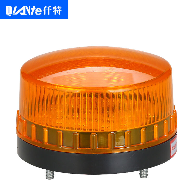 仟特LTE-5061频闪警示灯小型迷你LED常亮闪亮声光报警器12V24V220