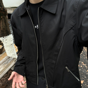 WESSK三防弯刀解构夹克CleanFit拉链春秋防风防水短款 boxy薄外套